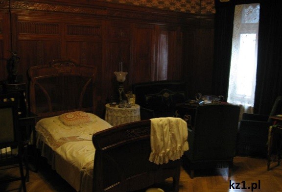 sypialnia w pałacu poznańskich w łodzi